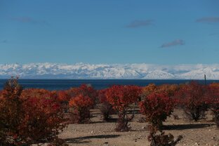 Иссык-Куль в октябре 2021