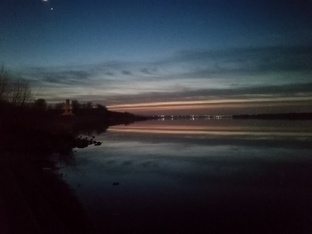 Сближение луны 🌒 и Юпитера 