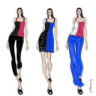 Эскизы одежды. Коллекции