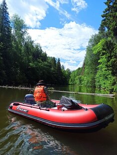 Тесты лодок на воде