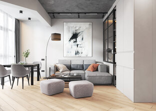 Проект 064 / ЖК SKY SKOLKOVO / 73 М²