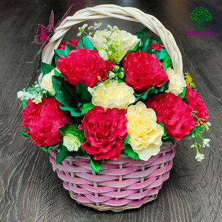 Композиции из атласной ленты