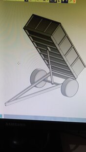 Телега самосвал 