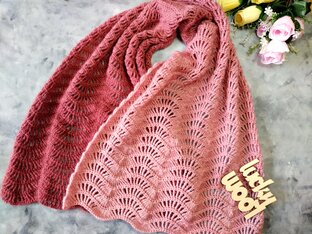 Шарф, снуд, палантин крючком.