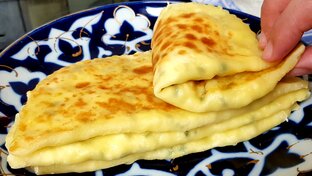 Лепёшки на сковороде 