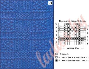 Копилка узоров (вязание спицами)