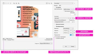 Экспорт из CorelDraw в JPG