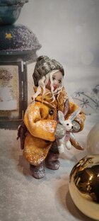 Ёлочные игрушки из ваты 