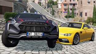 Beamng drive - автомобильная погоня в маленькой Италии