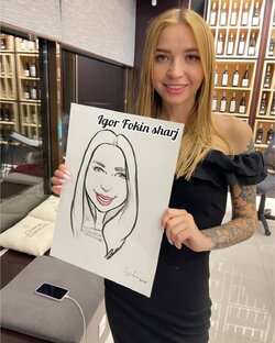 Шаржист на праздник или свадьбу 