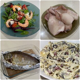 Морепродукты. Рыба.