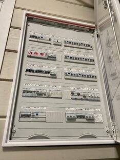 Собранный щит в доме 100м2