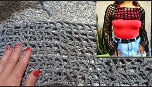 Мк Узоры спицами и крючком