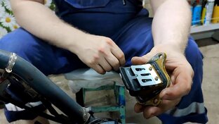 Ремонт скутера Honda dio 34-35