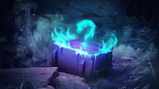 Открытие контейнеров в Tanks Blitz.