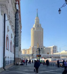 Видеопуть до Басманного переулка 5 от метро