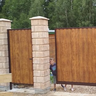 Откатные ворота своими руками