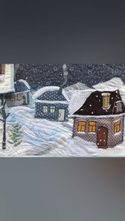 Домики -органайзеры, домики-картинки текстильные