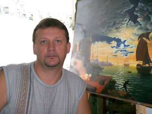 Статистика Дзен Художник и море