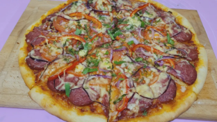 Вольшебный вкус! Домашняя пицца 😋