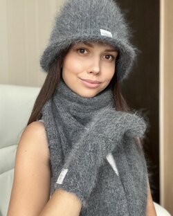 Панама/шарф/рукавицы 