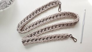 Ручки и клапаны для вязаных сумок.