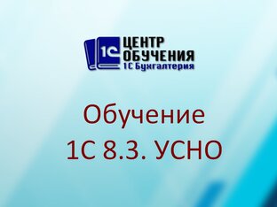 Уроки по 1С 8.3 УСНО