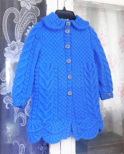 Вязаные пальто