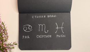 Знаки Водной стихии. Рак, Скорпион, Рыбы.