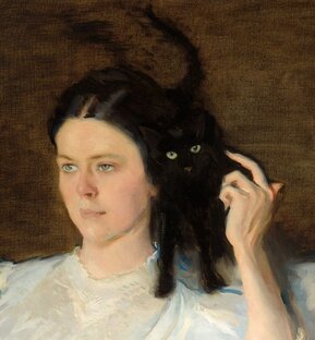 Человек и кошка