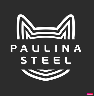 Логотип канала Paulina Steel. Женщина, которая звукарь