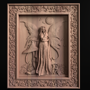 Картина "Фея в лесу"