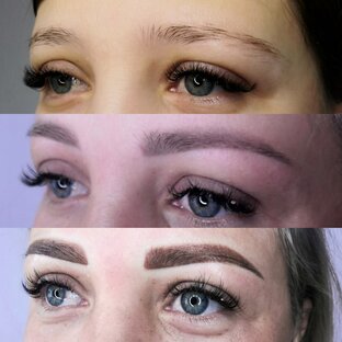 Перманентный макияж бровей 