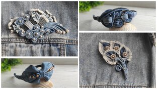Украшения из джинсовой ткани, не выбрасывайте старые джинсы