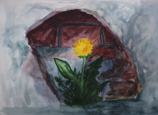 Традишка (акварель, карандаши и маркеры)