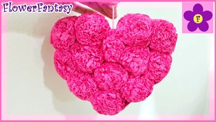 Цветы из салфеток