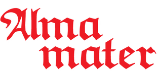 Альма матер. Альма матер надпись. Альма матер эмблема. Правописание Альма матер