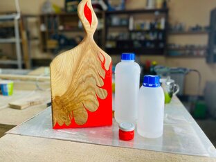 Разделочные доски из эпоксидной смолы