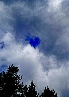 Сердечко в облаке 