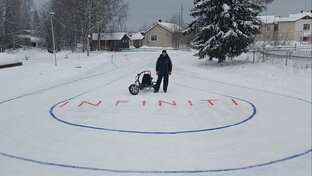 Ледовый гоночный трек INFINITI. 