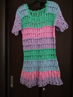 ФАНТАЗИЙНАЯ ТУНИКА ИЗ ХЛОПКА