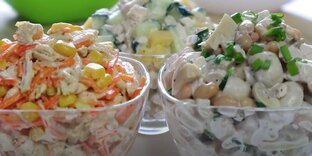 Вкусные салаты