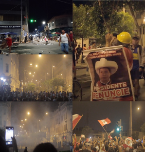 митинги в Перу