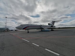 Туполев ту154 в Рощино