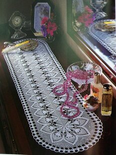 Овальная салфетка