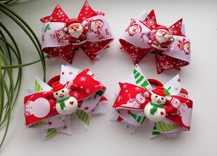 Новогодние бантики. 
