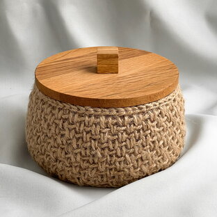 Вязаные корзины