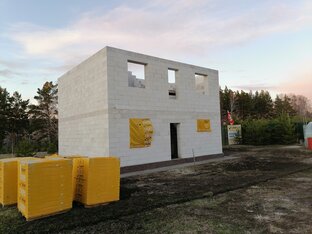 Строительство дома. Стены из газобетона