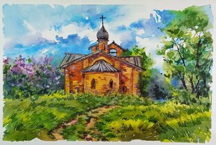 Великий Новгород в акварели 