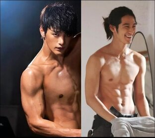 Корейские актёры и их прекрасные тела 